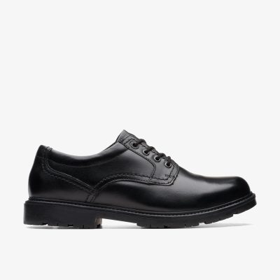 Lane Stride Black Leather