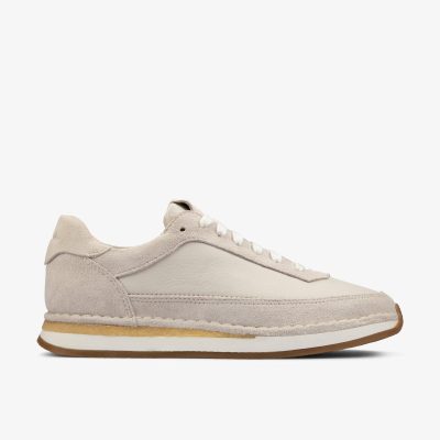 Craft Run Lace White Suede