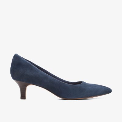 Shondrah Jade Navy Suede