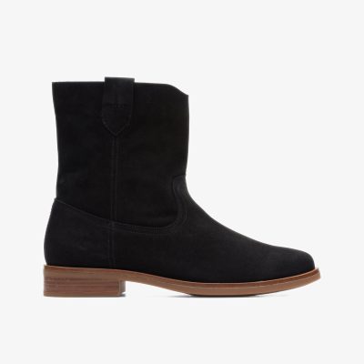 Memi Mid Black Suede