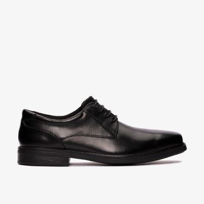 Wendell Lace II Black Leather