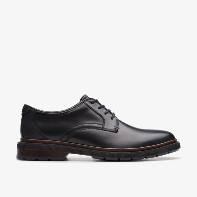 Burchill Derby Black Leather